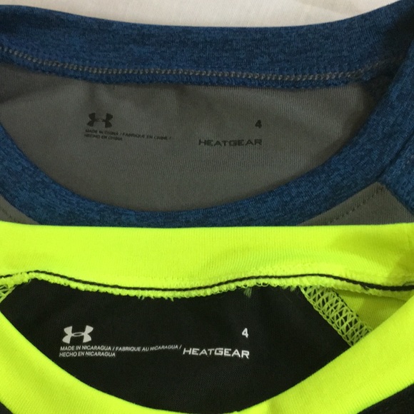 🔹NWT 2 Under Armour Heat Gear Tees , Boys 4 - Picture 6 of 7